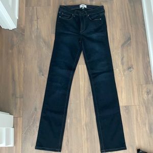 Paige jeans Hoxton straight dark blue wash